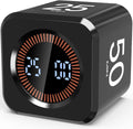 Digital Pomodoro Timer Cube 5/10/25/50Min Preset, Silent & Sound Alarm